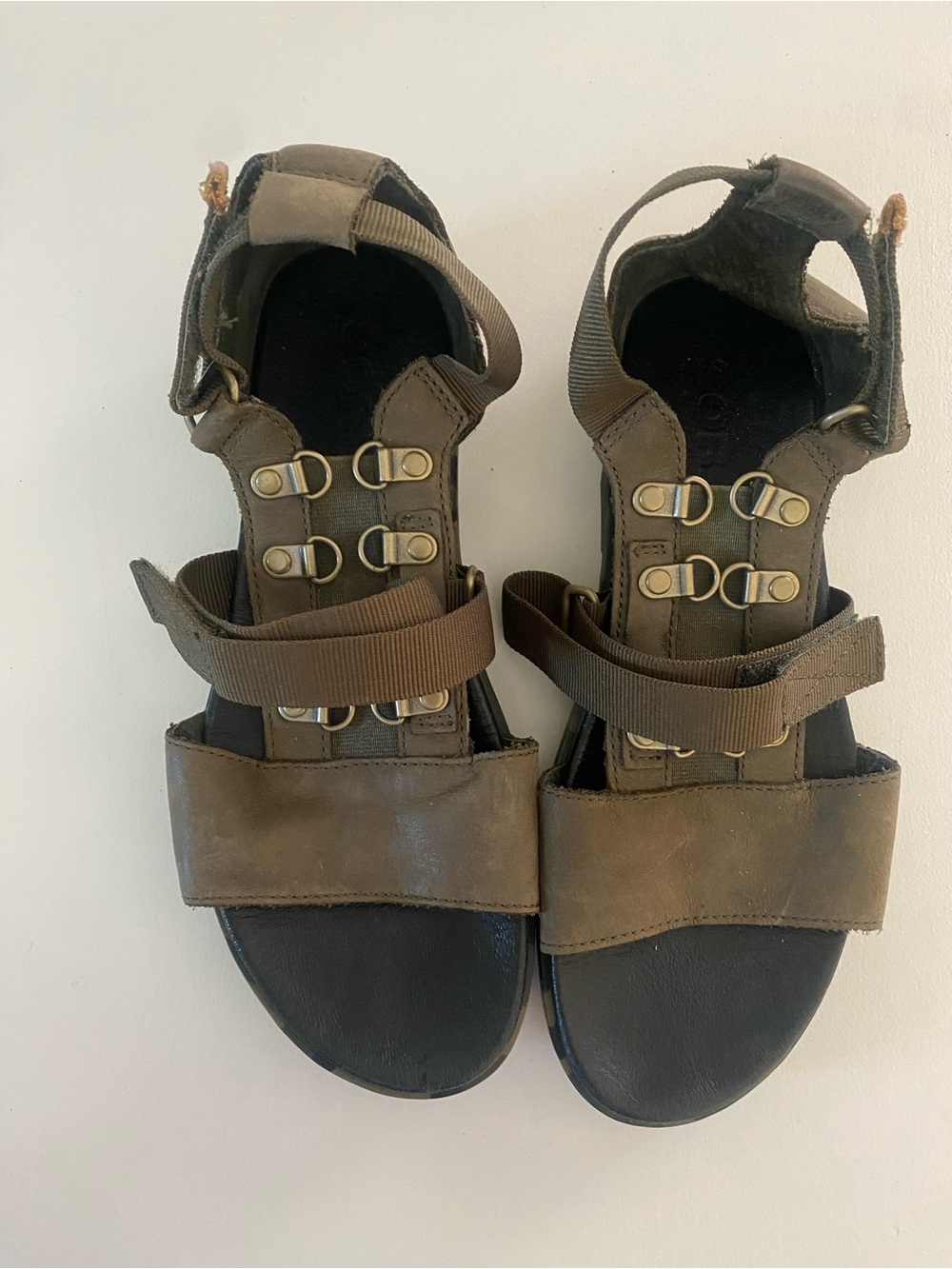 Sorel Torpeda Carly Nori Camo Gladiator sandal woman’s size 8